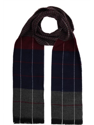 Tudors Erkek Kışlık Atkı Çok Renkli 2026 Sonbahar - Kış Sezonu İçin Şık Aksesuar