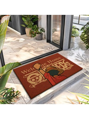 Decovetro Paspas Red One Piece Desenli Kapı Önü Paspası 40 x 60 cm