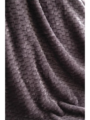 Apricitas Home Trusty Antrasit Çift Kişilik Jakar Desen Battaniye 200X220CM