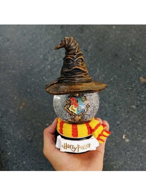 PremiumPort Büyük Kar Küresi ile Harry Potter Teması, Işıklı ve Müzikli Dekorasyon