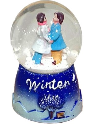 PremiumPort Sevgiliye Kar Küresi, Pilli Işıklı, Şık ve Sıcacık Hediye