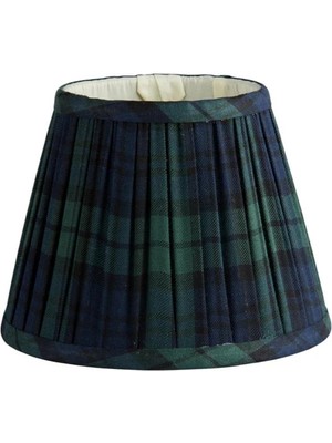 Addison Ross Navy Tartan Empire Lampshade - 16CM
