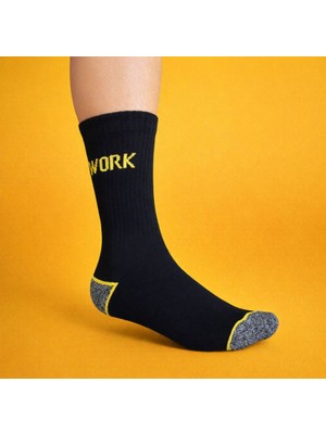 Hk Unisex 6'lı Work Uzun Havlu Termal Çorap