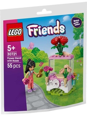LEGO Friends 30721 Çiçek Standı ile Güller 100 Parça Kız Çocuklar İçin Hediyelik Set