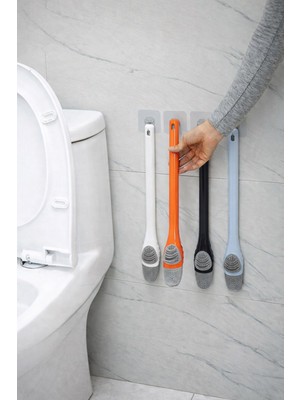 Sas Haus Silikon Tuvalet Klozet Detay Temizleme ve Ince Detay Fırça 1 Adet