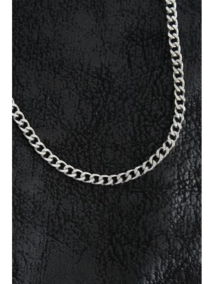 Vice Avm 316L Çelik Klasik Zincir Model Gümüş Renk Erkek Kolye - TJ-ERK1403 TG-V 9736