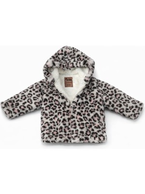Welkın Leopar Peluş Mont