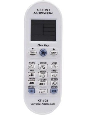 Huayu K-E08 6000İN1 Universal A/c Akıllı Klima Kumanda