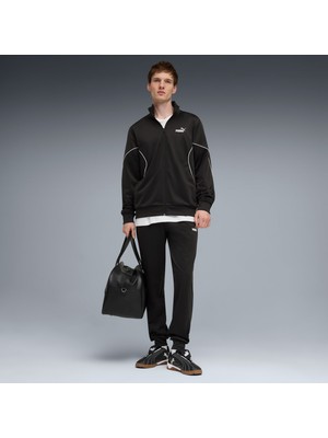 Puma Erkek Siyah Eşofman Takımı (691765-01) Poly Piping XL Model Yüksek Konfor ve Spor Tarzı ile