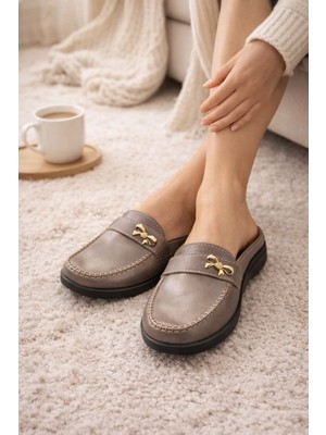 Slipcat Kadın Önü Kapalı Terlik Ortopedik Günlük Terlik Rahat Şık Terlik