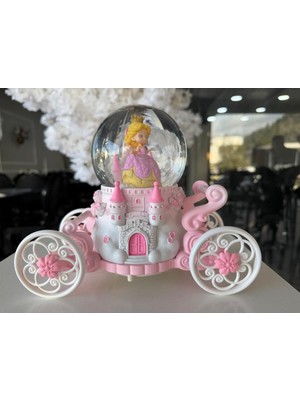 PremiumPort Işıklı ve Sesli Karküresi Prenses Şatosu, Büyük Boy, Eğlence Dolu Oyun