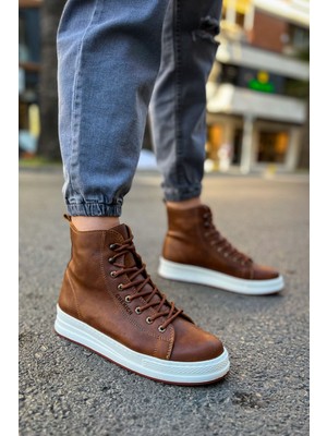 Zapatos CH055 Between Erkek Spor Günlük Bağcıklı Cilt Bot Cbt - Taba