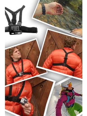 SHC4200 Aksiyon Kamerası Göğüse Sabitleme Kemeri