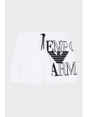 Emporio Armani Logolu Mayo Short Erkek Mayo Short EM000583 AF20434 U0002