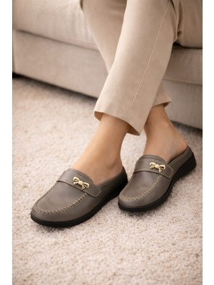 Slipcat Kadın Önü Kapalı Terlik Ortopedik Günlük Terlik Rahat Şık Terlik