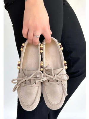 Butik Elora Vizon Süet Babet