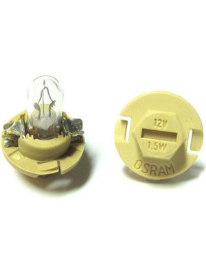 OSRAM 12V Duyulu Gösterge Ampulü 1.5W Açık Kahve Dipsiz 8 mm Teknik Özellikler