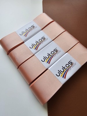 Ulutaş Grogren Kurdele 4 Adet 4 cm Koyu Yavruağzı Renk