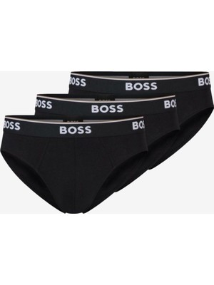 Boss Erkek Marka Logolu Beli Lastikli Siyah Boxer 50475273-001