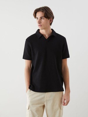 Lc Waikiki Yeni Sezon Polo Yaka Kısa Kollu Erkek Dokulu Tişört