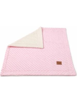 Welkın Bebek Battaniye 90X100 cm Wellsoft Polar Nohut Battaniye