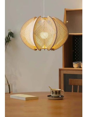 Eray Aydınlatma Hasır Ipli Bambu Avize