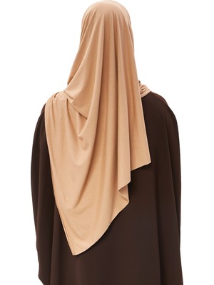 Altobeh Tesettür Penye Şal Düz-Camel