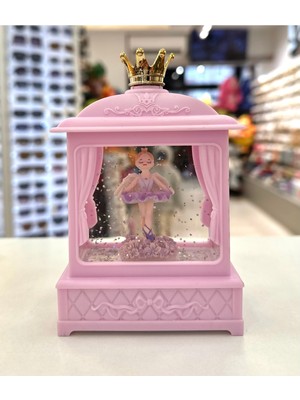 PremiumPort Işıklı ve Müzikli Kız Çocuk Kar Küresi, Sevimli ve Eğlenceli Dekor