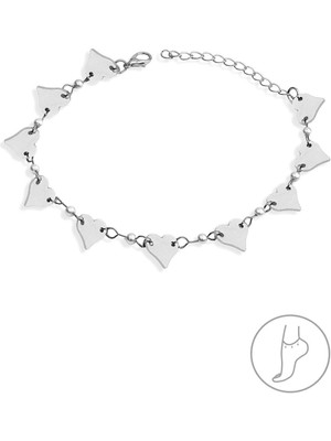 Klips Toptan Kalp Objeler ve Inci Dizi Halhal