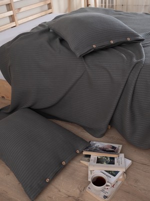 Örgüdesen Pike& Yatak Örtüsü Yastıklı