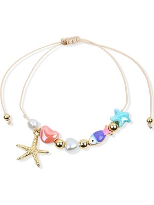 Klips Concept Renkli Deniz Objeleri Dizi Ip Bileklik
