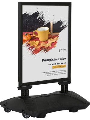 Snapper Wind Pro B2 (50X70CM) Siyah Kaldırım Panosu