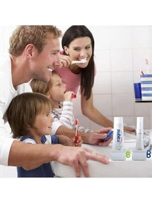 Storemax 3 Adet Aile Boyu Çevirmeli Diş Macunu Krem Paket Sıkma Sıyırma Aparatı Her Eve Lazım