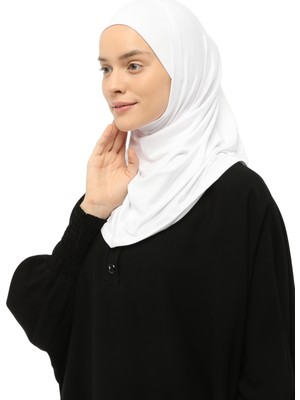 Altobeh İkili Set Pratik Eşarp Hazır Türban Ve Hijab Tesettür Bonesi - Ekru