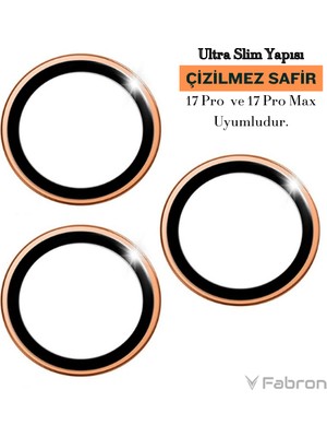 Fabron Orijinal Safir Lens Kamera Lens Koruyucu Çizilmez Safir Kaplama
