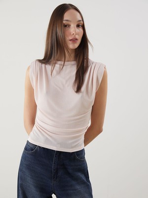 Lc Waikiki Yeni Sezon Fırfırlı Dik Yaka Kadın Bluz