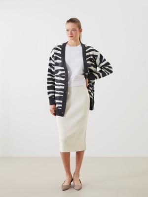 Lc Waikiki Yeni Sezon Beli Lastikli Kadın Triko Etek