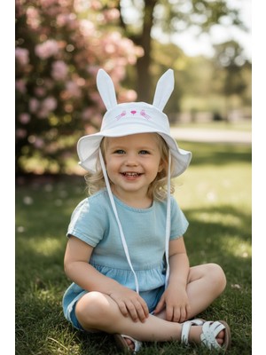 Kitti Kız Çocuk Tavşan Şapka (1-3 Yaş)