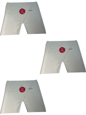 Dorya 3'lü Paket Lazer Kesim Yüksek Bel Şort Boxer