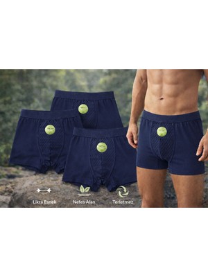 Anıt Erkek %96 Bambu %4 Likra Nefes Alan Boxer – Yumuşak Dokulu, Terletmeyen, Esnek