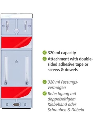 Storemax Istres Sıvı Sabun ve Dezenfektan Dispenseri Krom