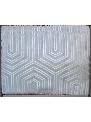 Özdilek Battaniye Prestij Buz Mavi Çift Kişilik  Kutu