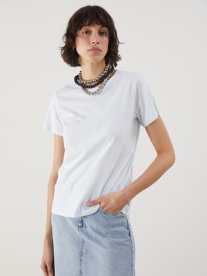 Lc Waikiki Yeni Sezon Bisiklet Yaka Kadın Tişört