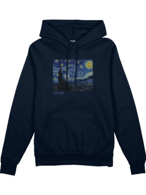 The Lucid Lab The Starry Night Oversize Hoodie - Lacivert