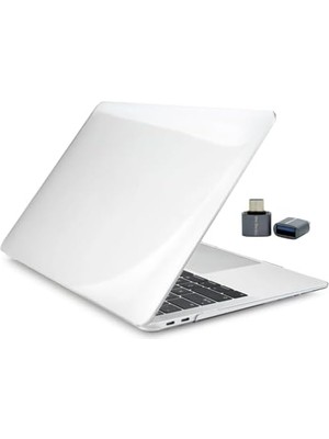 Storemax Air 13.6 Inç Kılıf M4-M3-M2 Uyumlu Kristal Parlak Tpu Sert Kapak Ince Hafif Darbe Çizik Koruma Pürüzsüz Şeffaf Tasarım Şeffaf