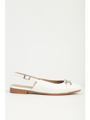 Benetton Pierre Cardin Kadın Beyaz Babet PC-55780