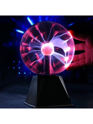PremiumPort Sihirli Annem Küresi Tesla Plazma Dokunmatik Müzikli Işıklı Gece Lambası