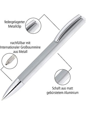 Storemax Online Döndürmeli Tükenmez Kalem Vision Smokey Rose Internat. Büyük Hacimli Uç Çizgi Kalınlığı M (Orta), Yazı Rengi Siyah, Tükenmez Kalem Yüksek Kaliteli Hediye Kutusunda | Renk: Pembe Altın, 36113