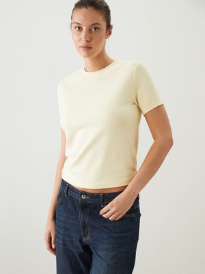 Lc Waikiki Yeni Sezon Bisiklet Yaka Kadın Tişört