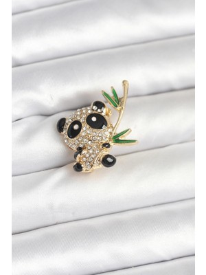 Vice Avm Panda Model Broş - TJ-BR460 TG-V 11900